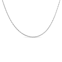 .925 Sterling Silver 1/10 Cttw Diamond Lock Pendant 18