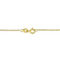 10K Yellow Gold over .925 Sterling Silver Diamond Accented Heart Angel Wing Key to Heaven 18