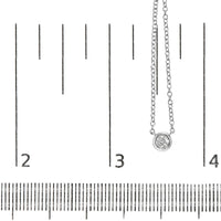 10K Gold Round Brilliant-Cut Diamond Modern Bezel-Set Solitaire 16
