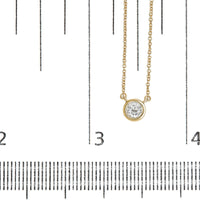 14K Gold Lab Grown Diamond Modern Bezel-Set Solitaire 16