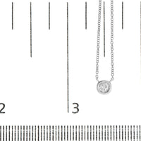 10K Gold Round Brilliant-Cut Diamond Modern Bezel-Set Solitaire 16