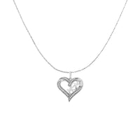.925 Sterling Silver 1/4 cttw Diamond Engraved 