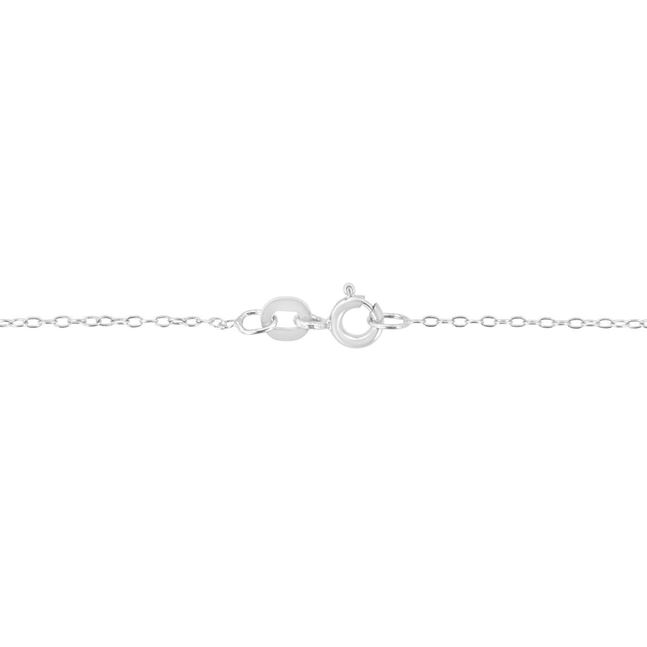 .925 Sterling Silver Round-Cut Diamond Bezel 18" Pendant Necklace (J-K Color, I1-I2 Clarity)