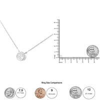 10K White Gold 1/5 Carat Round Brilliant-Cut Diamond Modern Bezel-Set Solitaire 16