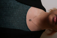 14K Yellow Gold Plated Sterling Silver 1/2 Cttw Color Treated Diamond Double Oval 18