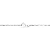 .925 Sterling Silver 1/10 Cttw Diamond Open Heart 18