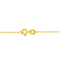 .925 Sterling Silver Diamond Accent Cross Ribbon 18
