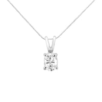 AGS Certified 14K White Gold 1/3 cttw Diamond Oval 18