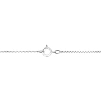 .925 Sterling Silver 1/4 cttw Diamond Open Double Heart 18