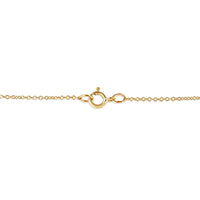 10K Yellow Gold Flashed .925 Sterling Silver 1/4 Cttw Champagne Diamond Cross Pendant Necklace (K-L Color, I1-I2 Clarity) - 18
