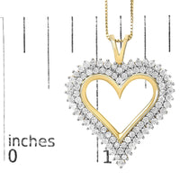 .925 Sterling Silver Diamond Heart 18