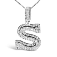 .925 Sterling Silver 1 1/10 Cttw Round Lab-Grown Diamond 