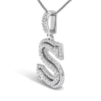 .925 Sterling Silver 1 1/10 Cttw Round Lab-Grown Diamond 