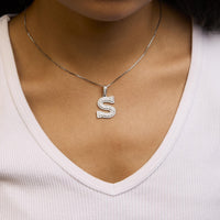 .925 Sterling Silver 1 1/10 Cttw Round Lab-Grown Diamond 
