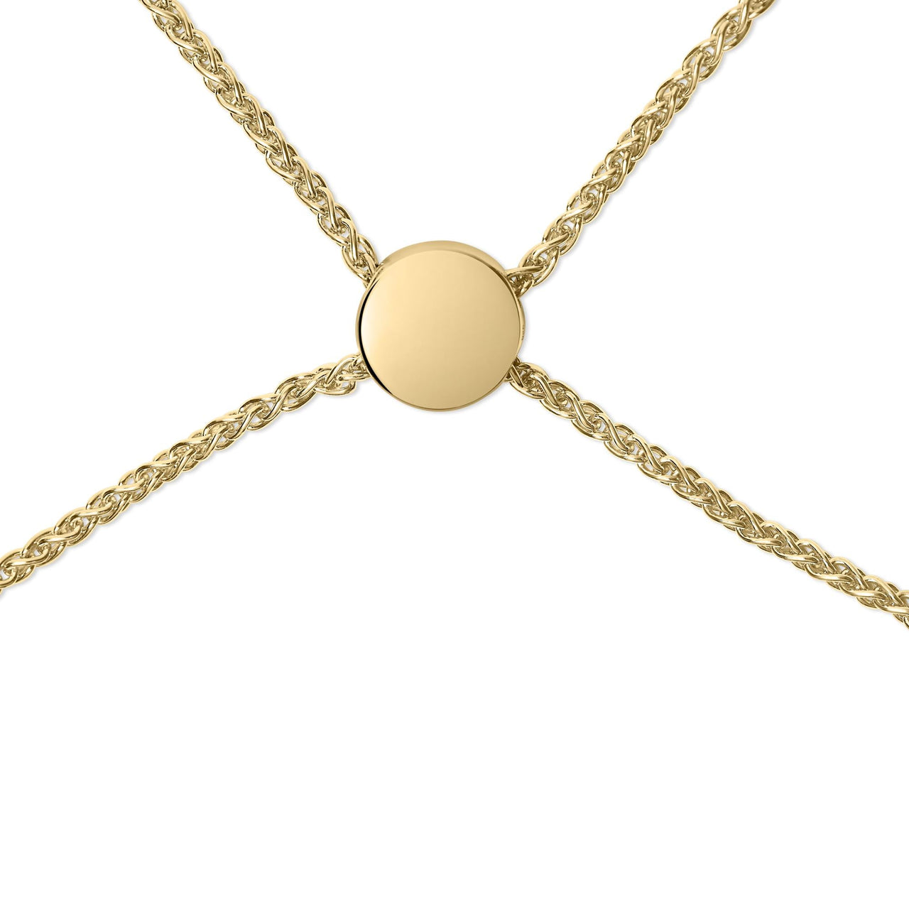 Gold Vermeil Diamond Accent Cross Lariat Bolo Bracelet