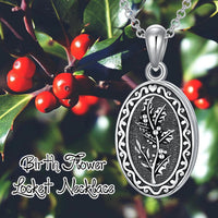 925 Sterling Silver Photo Locket Necklace
