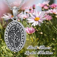 925 Sterling Silver Photo Locket Necklace