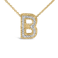 Yellow Gold Vermeil Diamond Accent 