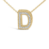 Yellow Gold Vermeil Diamond Accent 