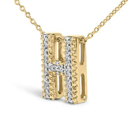 Yellow Gold Vermeil Diamond Accent 