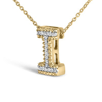 Yellow Gold Vermeil Diamond Accent 
