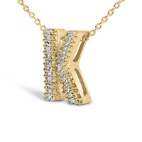 Yellow Gold Vermeil Diamond Accent 