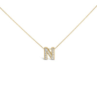 Yellow Gold Vermeil Diamond Accent 