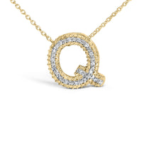 Yellow Gold Vermeil Diamond Accent 