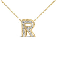 Yellow Gold Vermeil Diamond Accent 