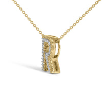 Yellow Gold Vermeil Diamond Accent 