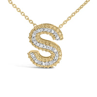 Yellow Gold Vermeil Diamond Accent 