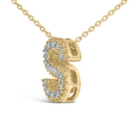Yellow Gold Vermeil Diamond Accent 