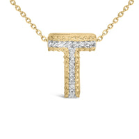 Yellow Gold Vermeil Diamond Accent 
