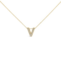 Yellow Gold Vermeil Diamond Accent 