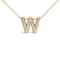 Yellow Gold Vermeil Diamond Accent 