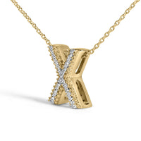 Yellow Gold Vermeil Diamond Accent 
