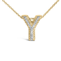 Yellow Gold Vermeil Diamond Accent 