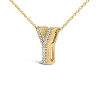 Yellow Gold Vermeil Diamond Accent 