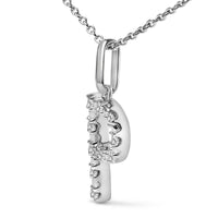 Sterling Silver Diamond Accent 