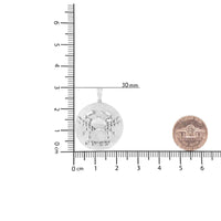.925 Sterling Silver Diamond Accent Cancer Zodiac Design 18