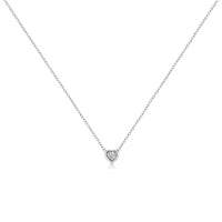 10K White Gold 1/10 Cttw Miracle Set Round-Cut Diamond 18