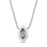 10K White Gold 1/10 Cttw Miracle Set Round-Cut Diamond 18