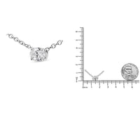 14K White Gold Lab Grown Oval Solitaire Diamond East West 18