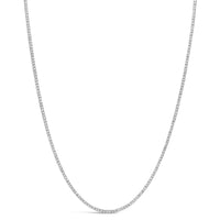 .925 Sterling Silver 3.0 Cttw Lab-Grown Diamond Tennis Necklace (F-G Color, VS2-SI1 Clarity) - 18