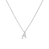 14K White Gold Diamond Accent 