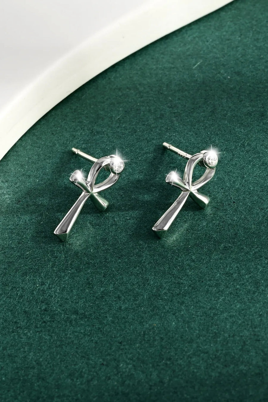 925 Sterling Silver Inland Zircon Earrings - Coolpeacock