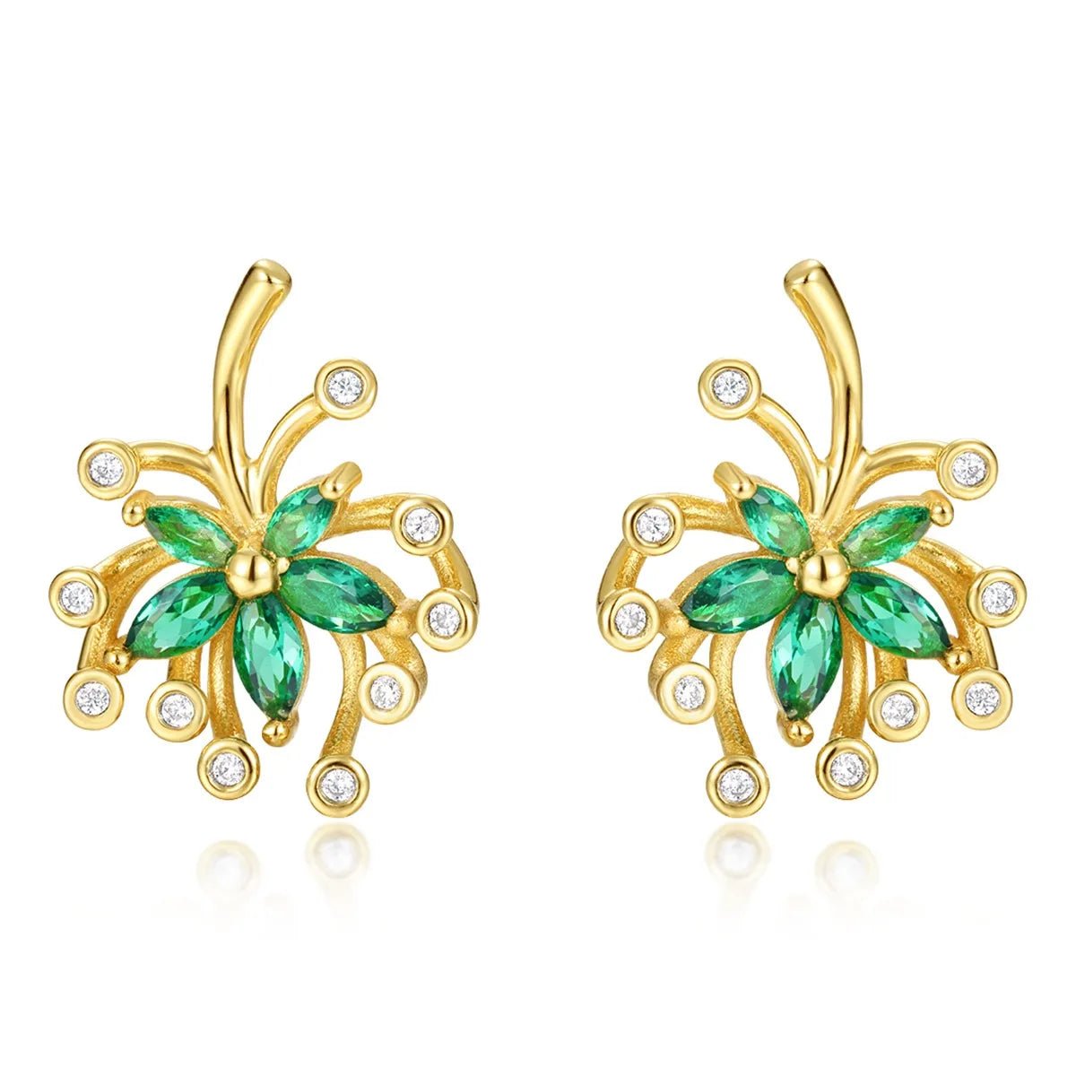 925 Sterling Silver Moissanite Stud Earrings - Coolpeacock