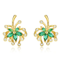 925 Sterling Silver Moissanite Stud Earrings - Coolpeacock