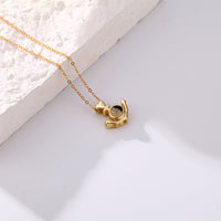 Personalized Anchor Projection Necklace with Heart 925 Sterling Silver