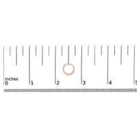 14K Gold 1/5 CTW Diamond Huggie Hoop Earrings
